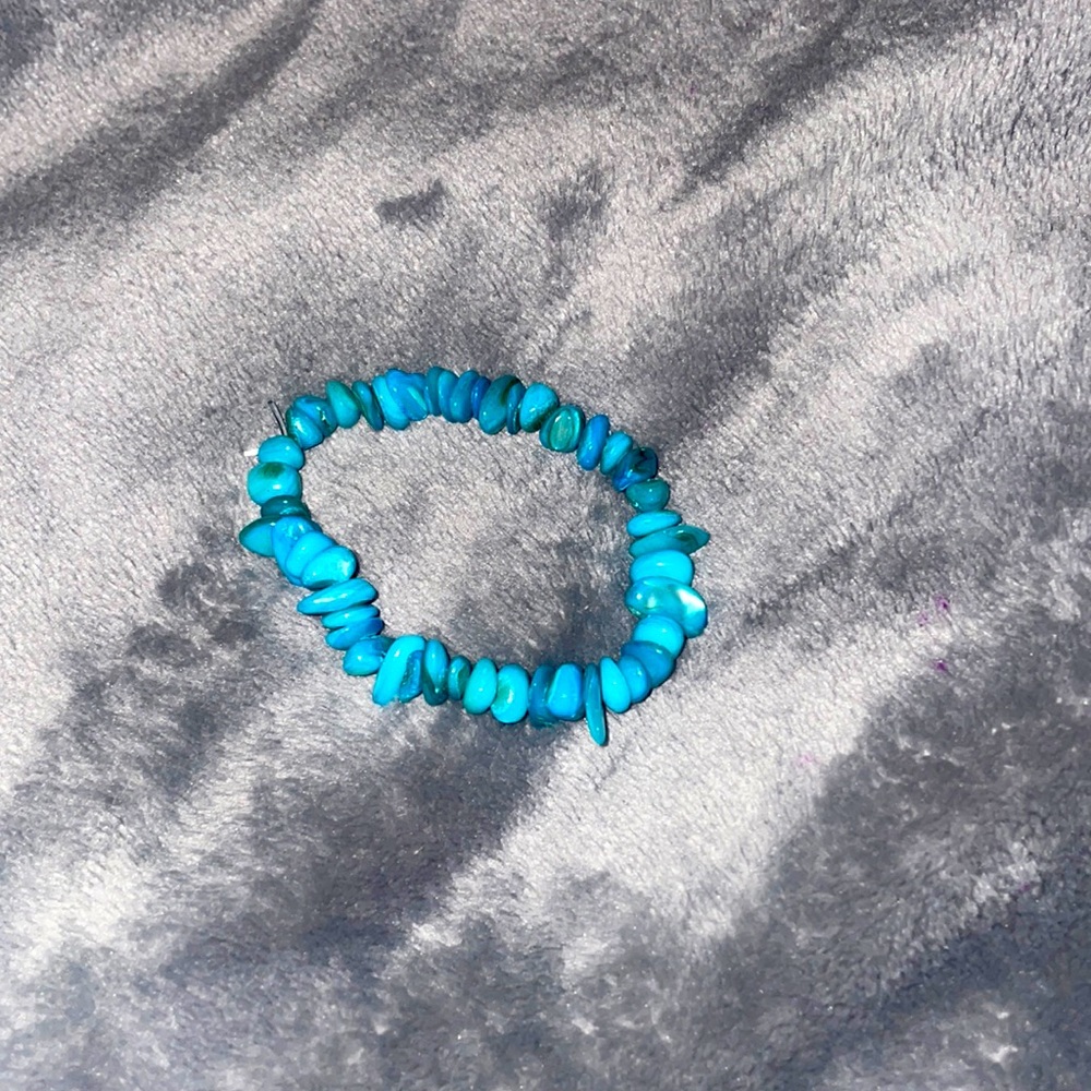Blue beach bracelet